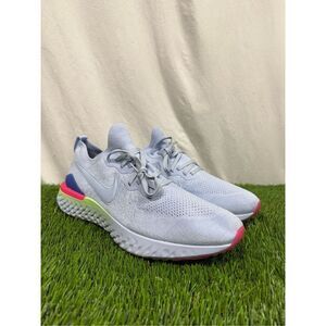 Nike Epic React‎ Flyknit 2 Men's Size 14 Running Shoes Hydrogen Blue